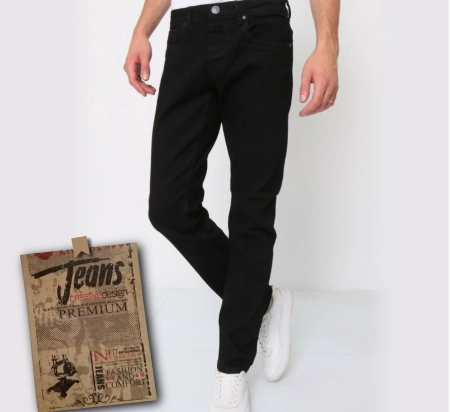 JEANS premium ALBAN • REGULAR • Noir