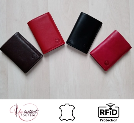 Portefeuille  cuir RFID "MANUEL"