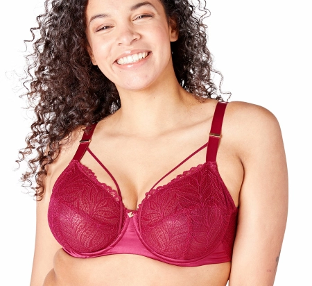 Soutien-gorge grand maintien AMSTERDAM • Bordeaux