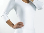 Chemise manches longues Col rond "Les Essentiels" Blanc