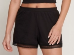 Short GO Ribbed • COTON BIO • Noir